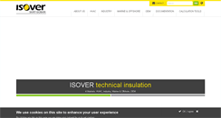 Desktop Screenshot of isover-technical-insulation.com