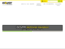 Tablet Screenshot of isover-technical-insulation.com